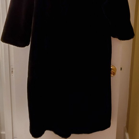 Jones New York Button Faux Fur REVERSIBLE coat Woman's Size L #15101 - Picture 7 of 14